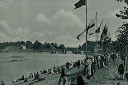 Große Leipziger Ruderregatta auf dem Hochflutbecken